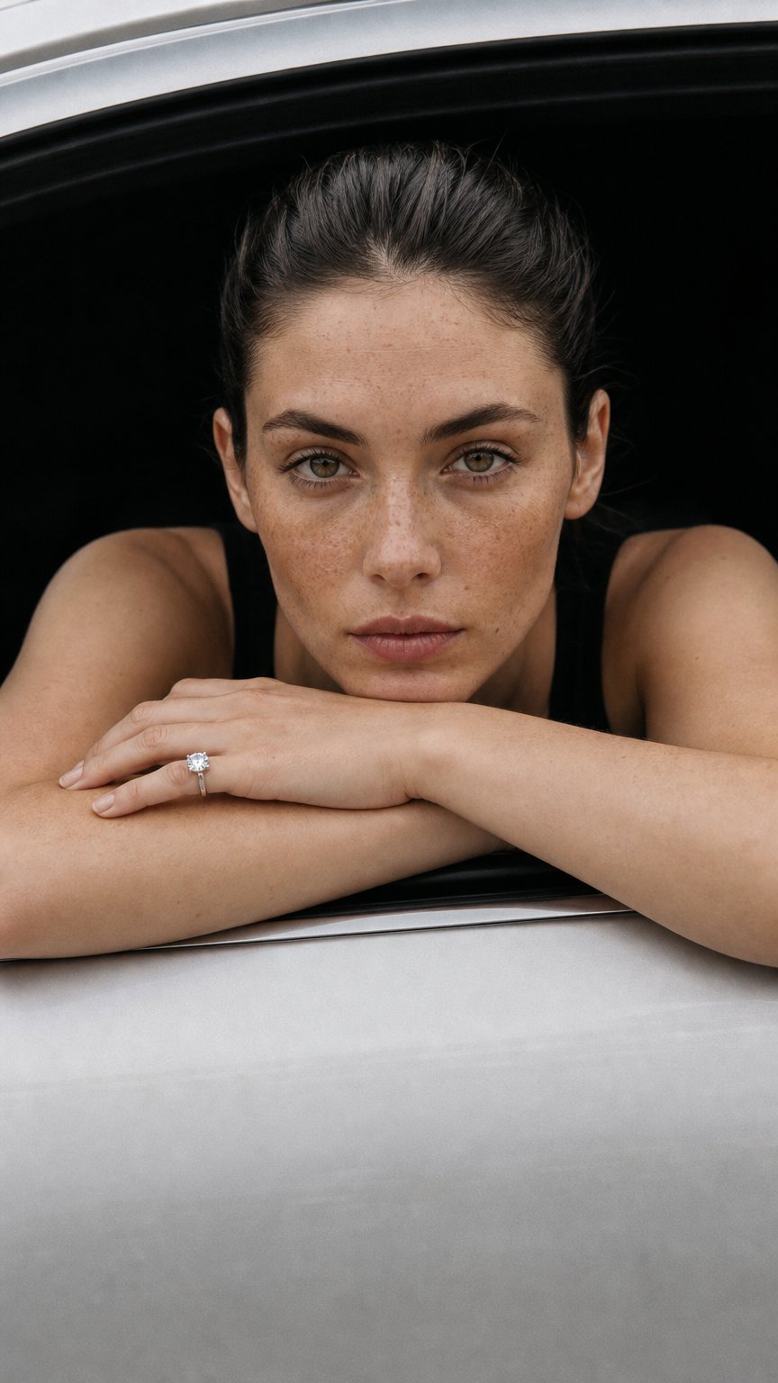 AI product shot of Anello solitario Classic stile Tiffany