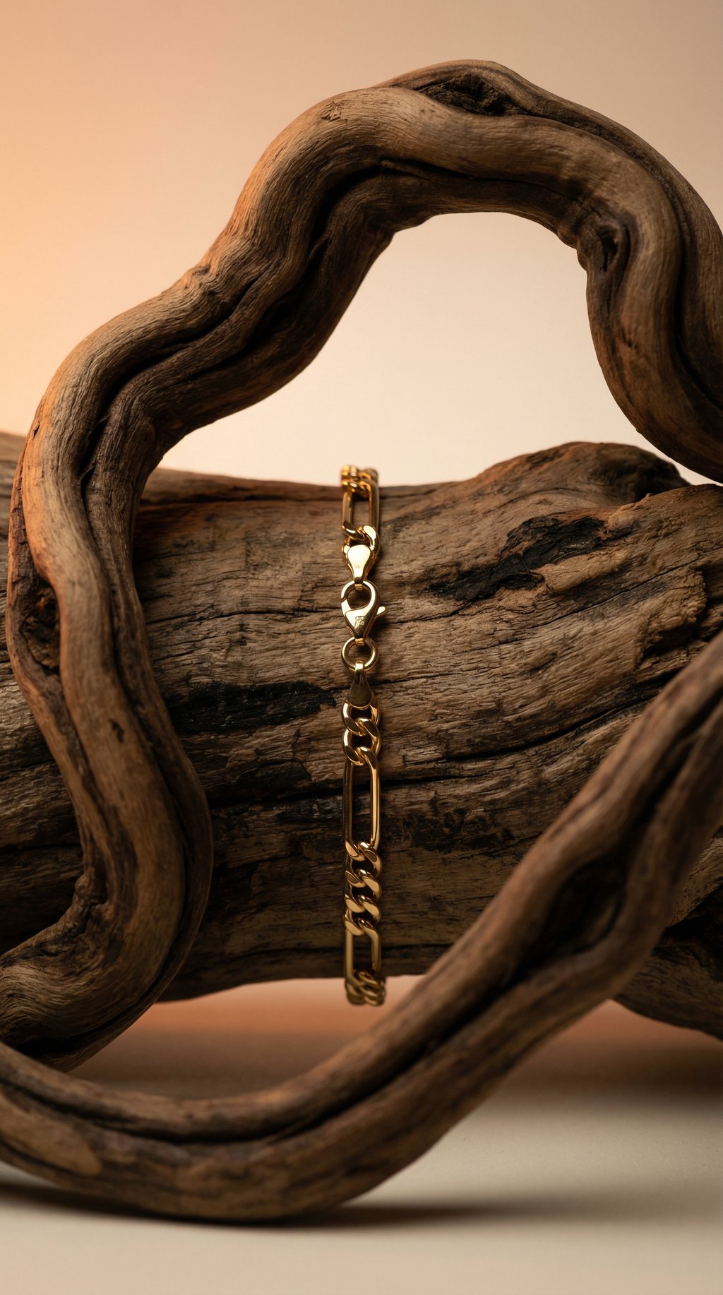 AI product shot of Mixed Link Chain Bracelet