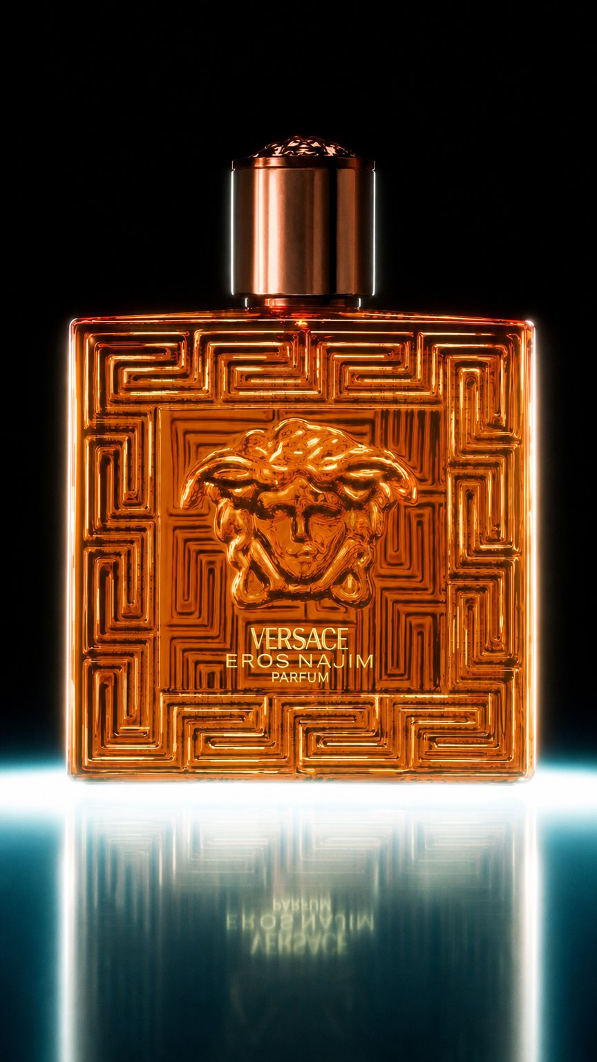 AI product shot of VERSACE Eros Najim Parfum 50ml