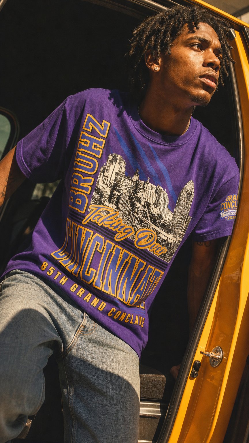 AI product shot of ΩΨΦ 85th Conclave Shirt