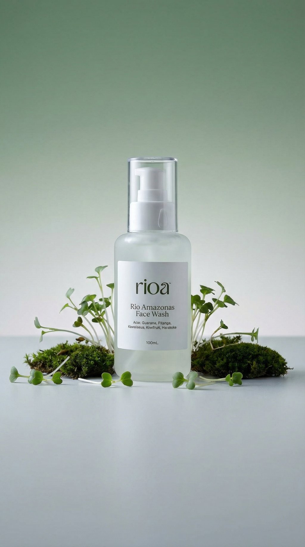 AI product shot of Rio Amazonas Face Wash