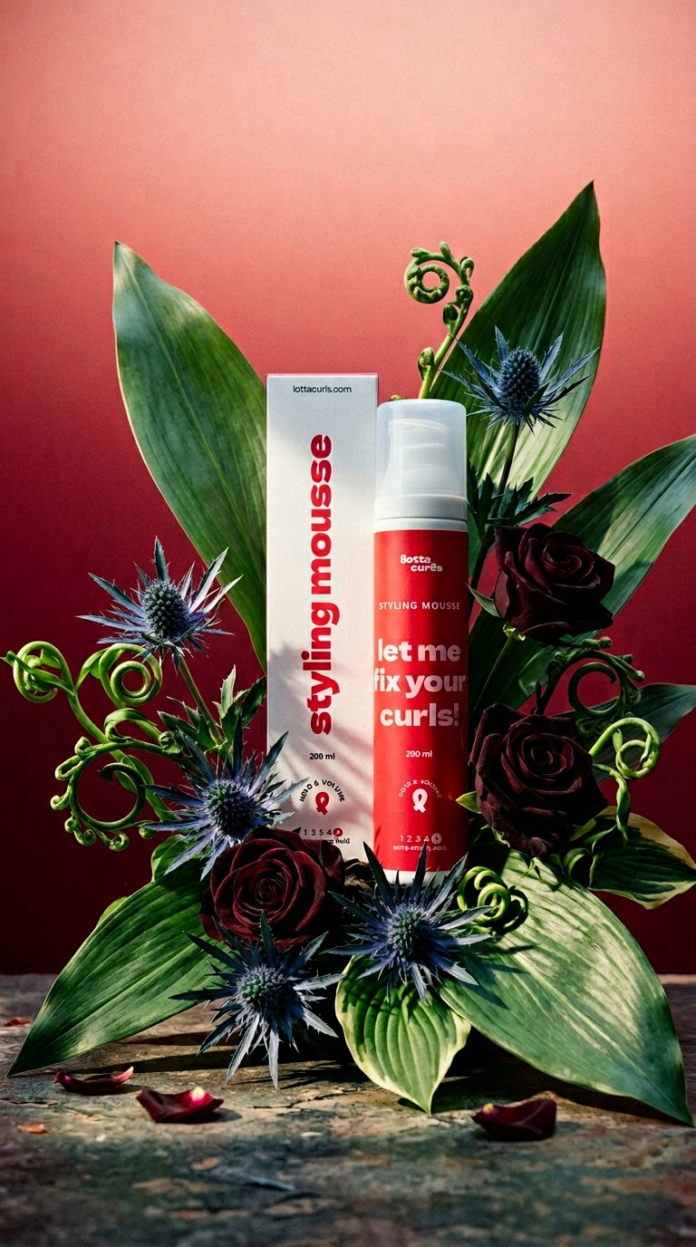 AI product shot of Styling Mousse