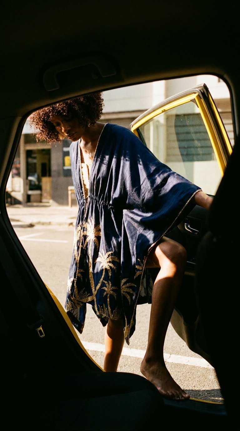 AI product shot of Tropelle Robe