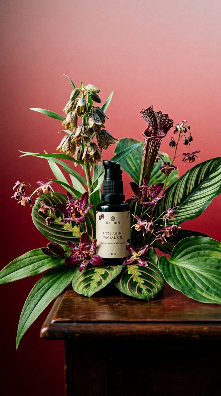 AI product shot of Anti-Aging Facial Oil (30ml)