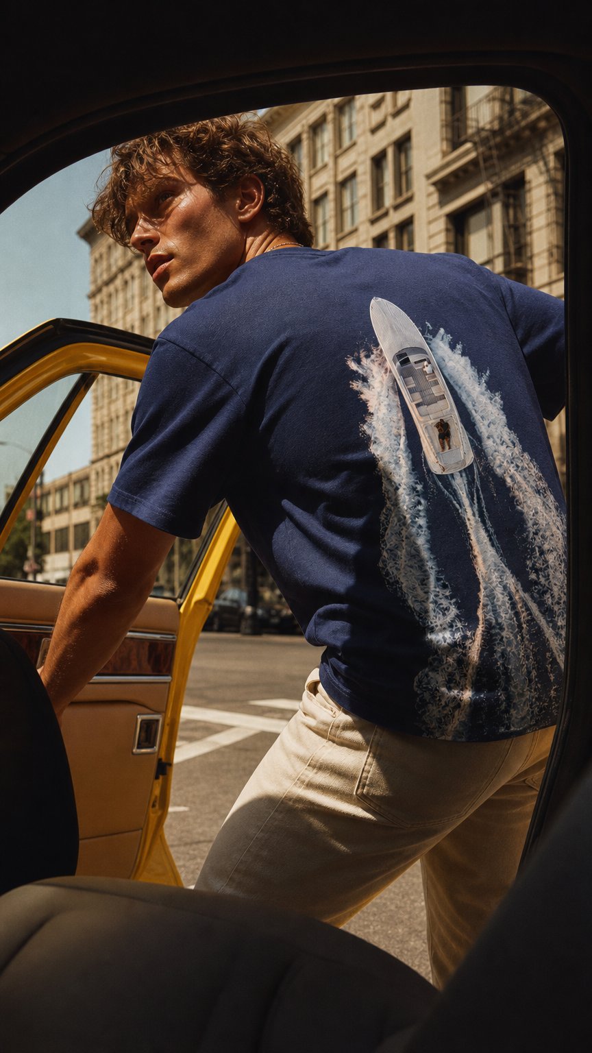 AI product shot of Charme Riviera Tee