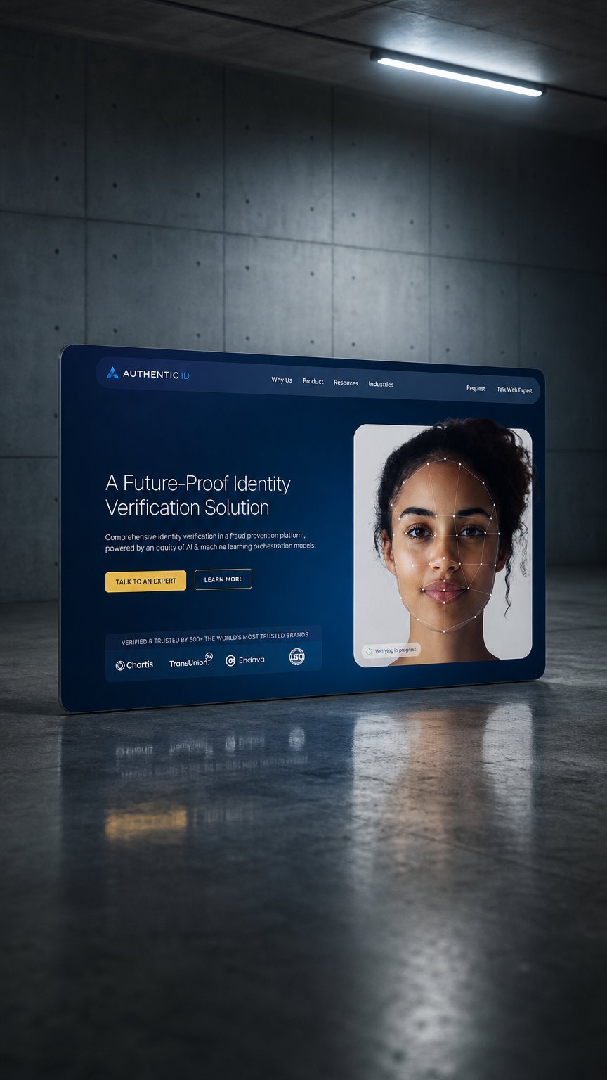 AI product shot of Website Redesign