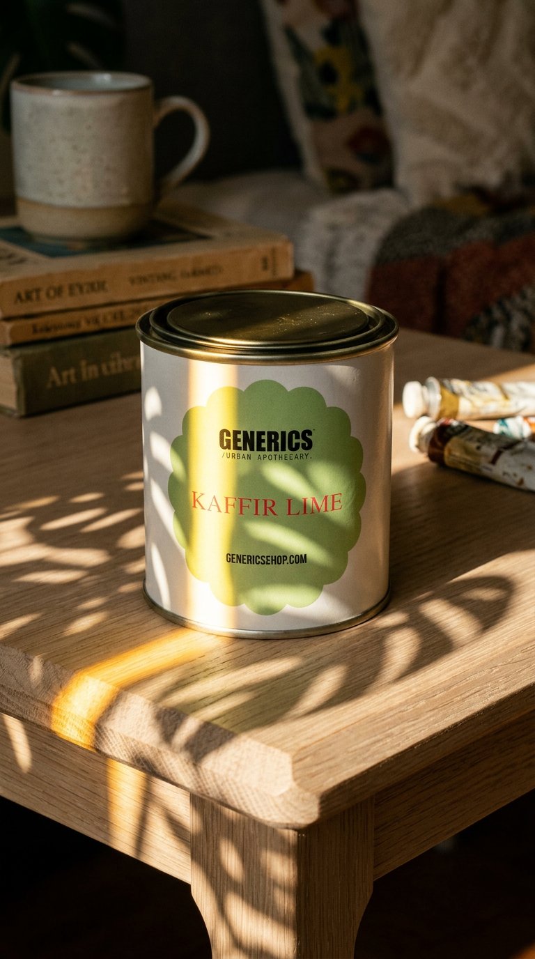 AI product shot of This appears to be a homepage for GENERICS Urban Apothecary featuring multiple products rather than a single main product page