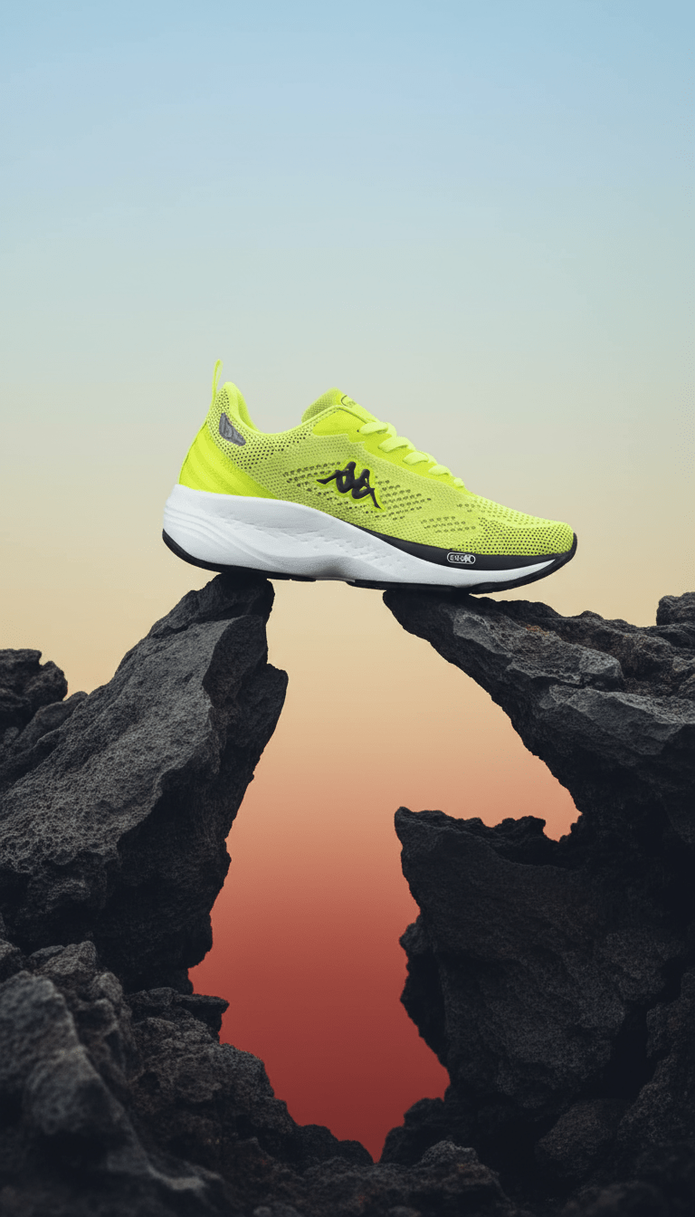 AI product shot of Tênis Kappa Pulse Masculino Academia Corrida Confortável