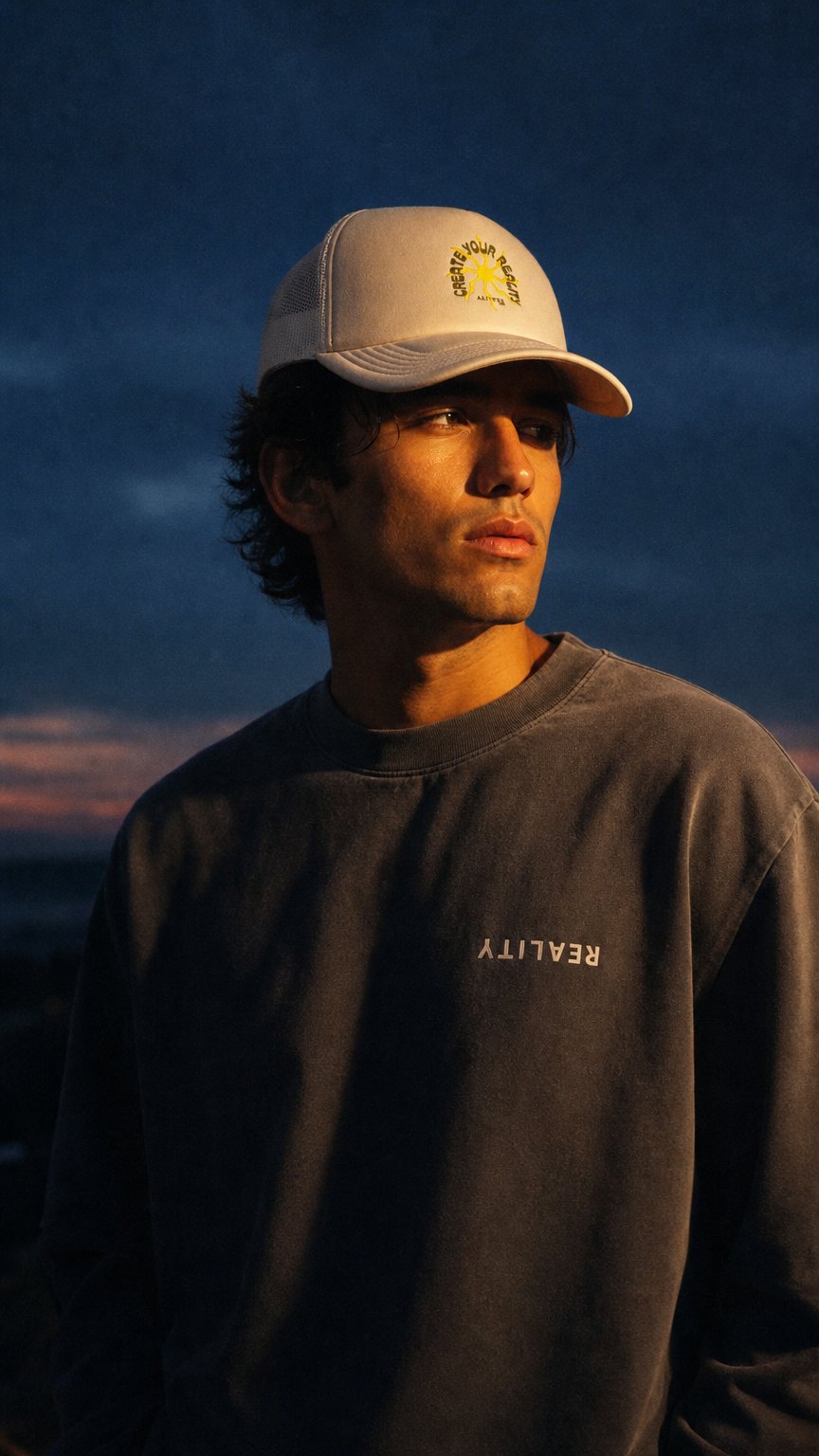 AI product shot of Sun-Drenched Hat