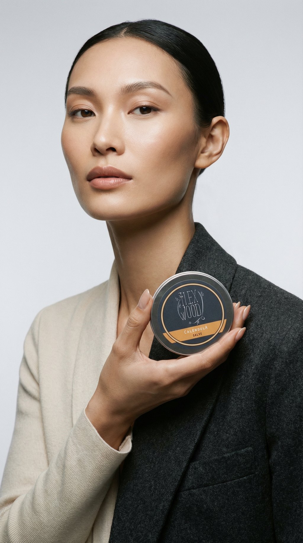 AI product shot of Vegan Calendula Salve - 100ml