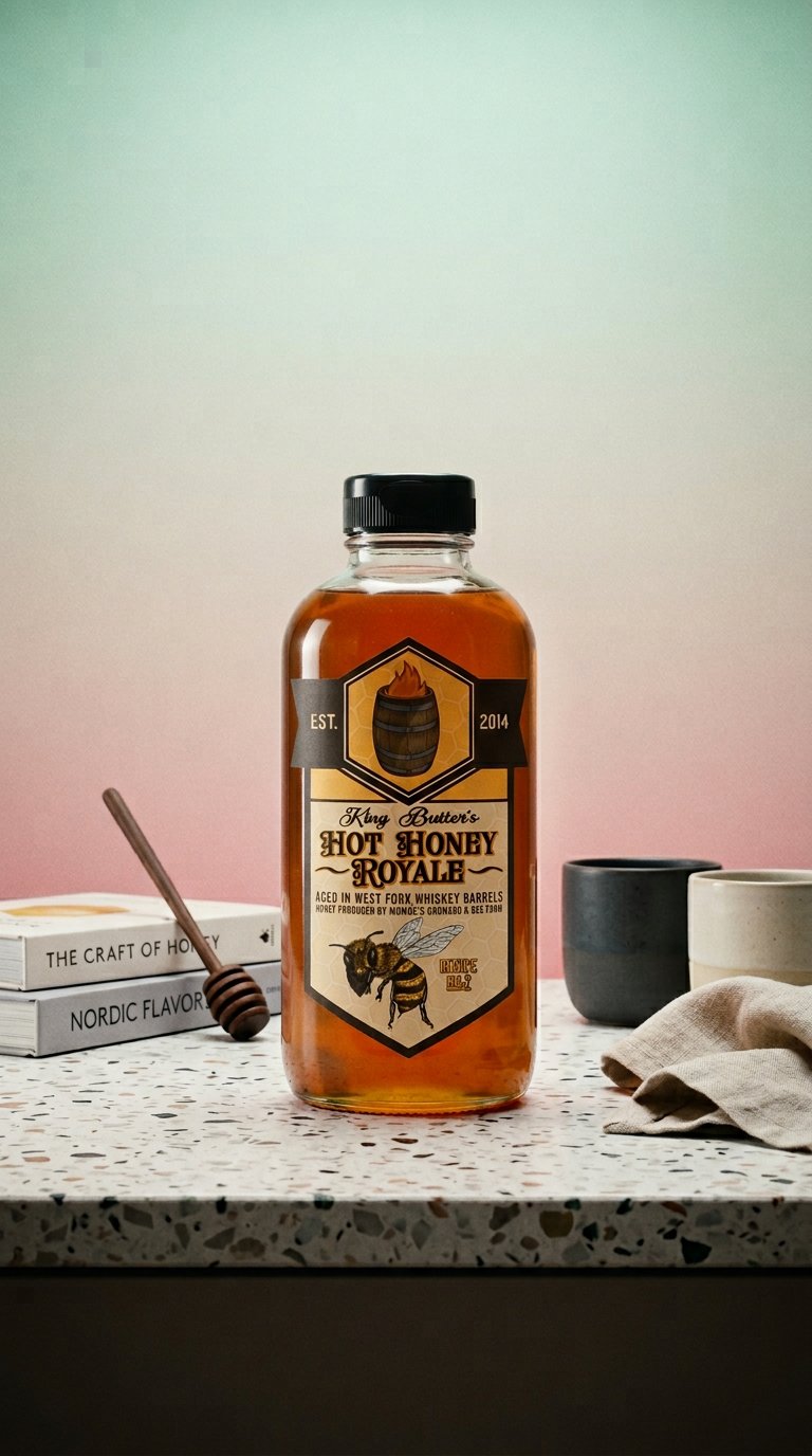 AI product shot of Hot Honey Royale