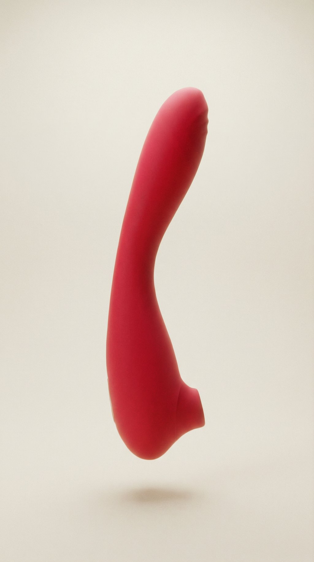 AI product shot of This Product Sucks Rechargeable Bendable Dual Ended Silicone Sucking Clitoral Stimulator & G-spot Vi