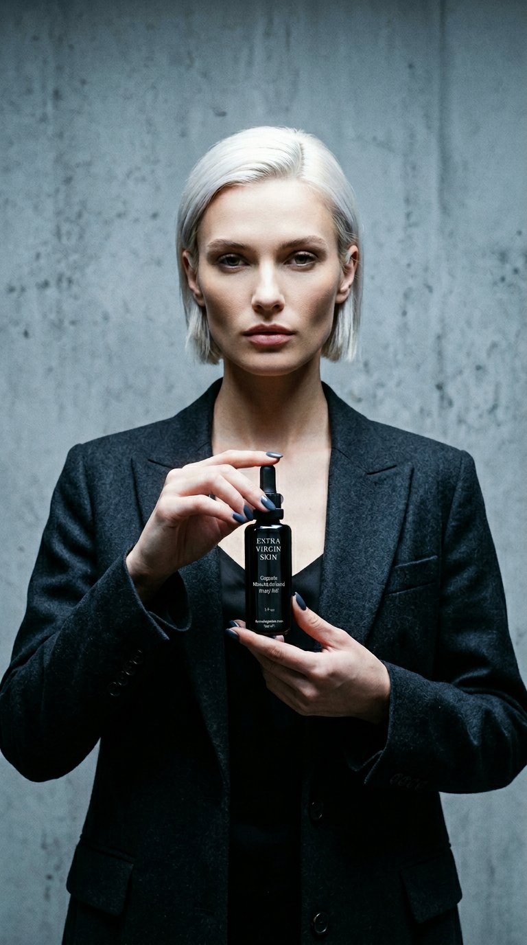 AI product shot of Organic Makrut Infused Body Oil