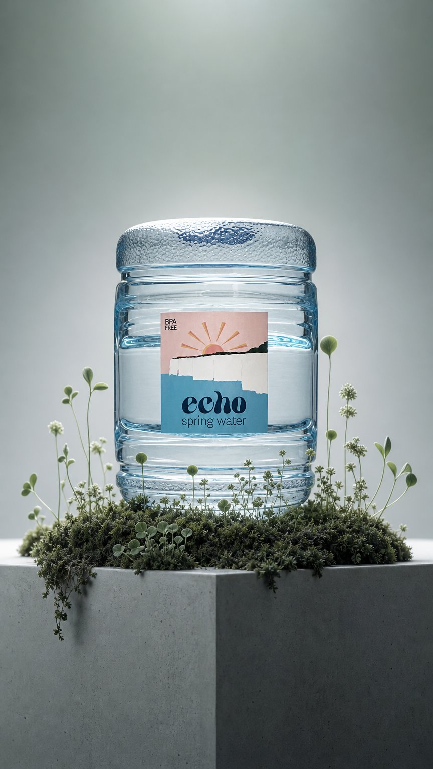AI product shot of Water Barrel