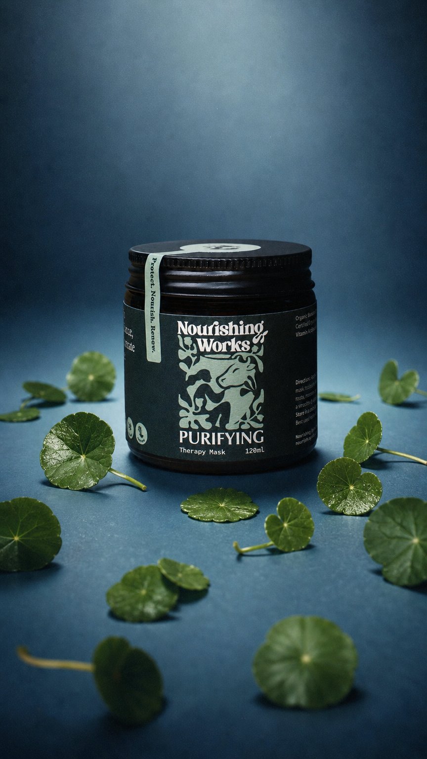 AI product shot of Purifying Therapy Mask