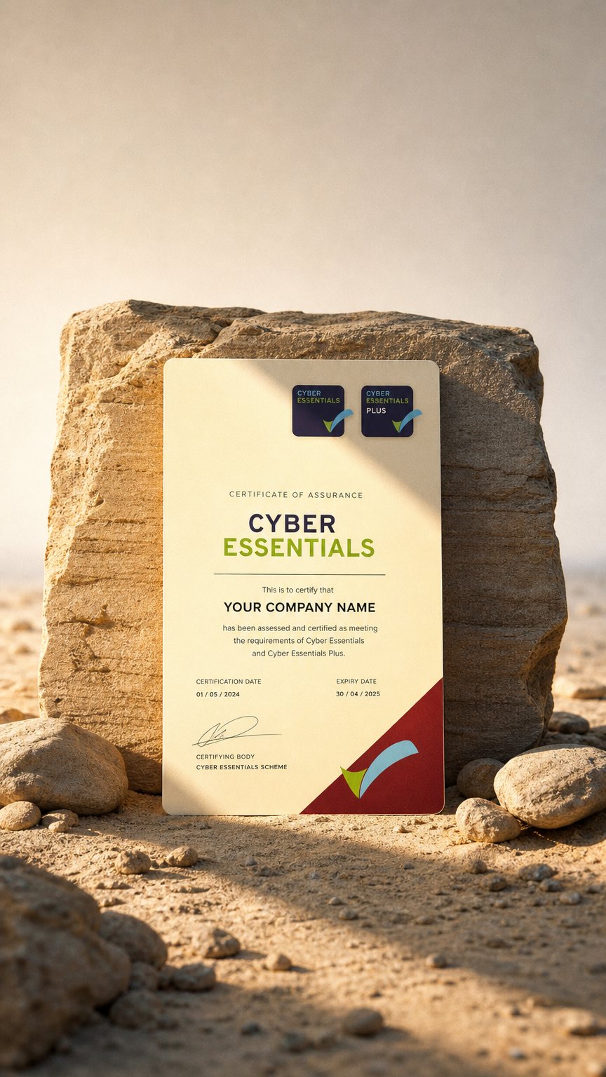 AI product shot of Cyber Essentials & Cyber Essentials Plus Certification