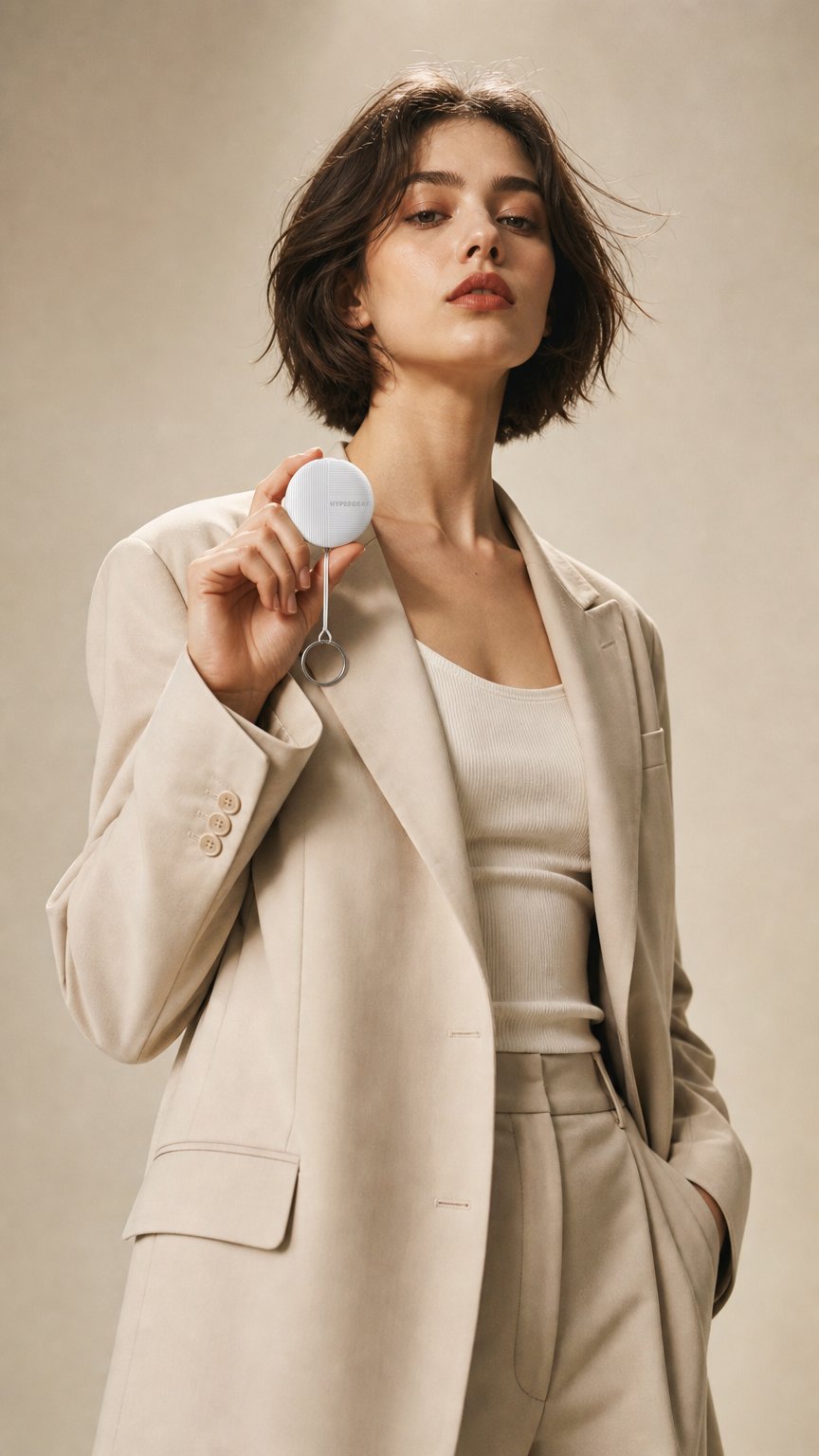 AI product shot of HyperTag Universal Smart Finder | White