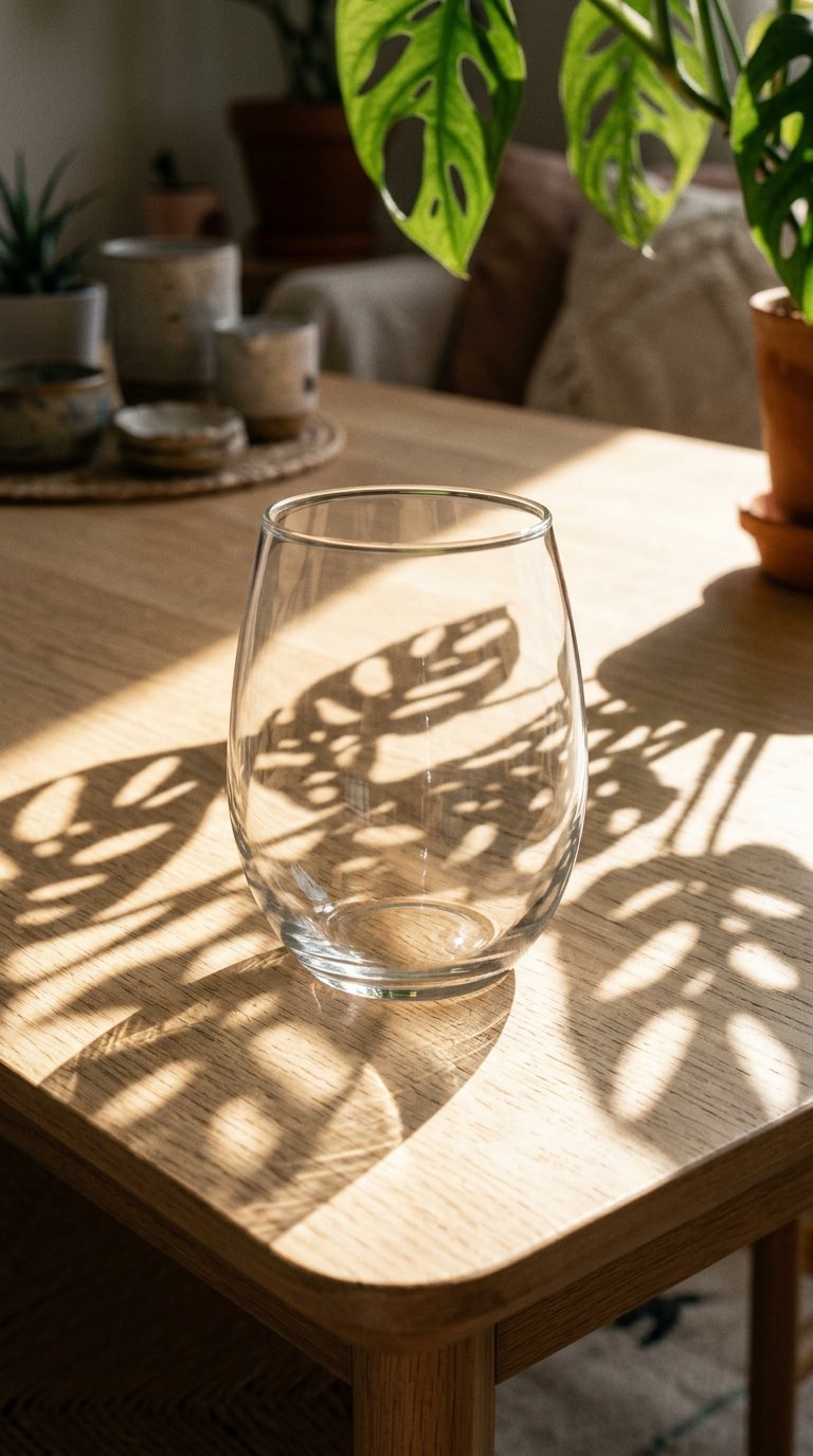 AI product shot of Arc D2015 5.5oz Perfection Stemless Wine Glass