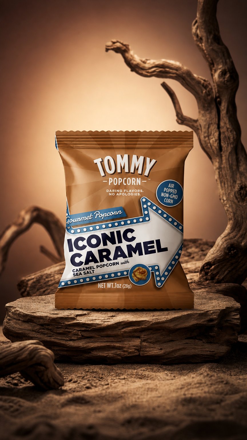 AI product shot of TOMMY’S SNACKPACK