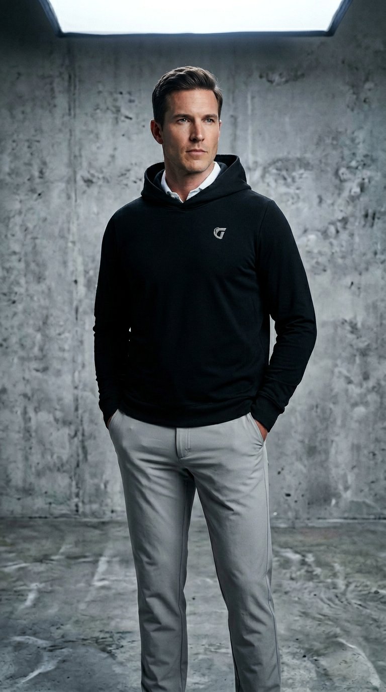 AI product shot of H&B x GolfN - Jackson Pullover