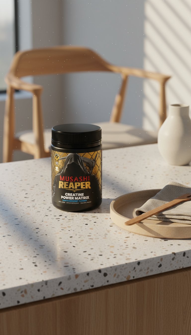 AI product shot of REAPER CREATINE POWER MATRIX 300g