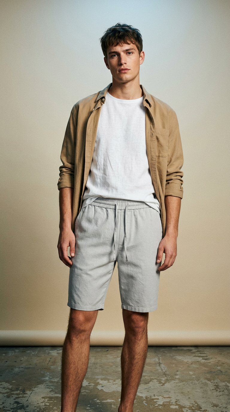 AI product shot of Short - ecru - ONLY & SONS®