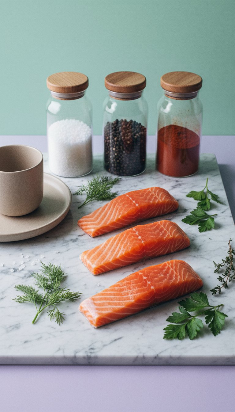 AI product shot of Faroe Island Salmon