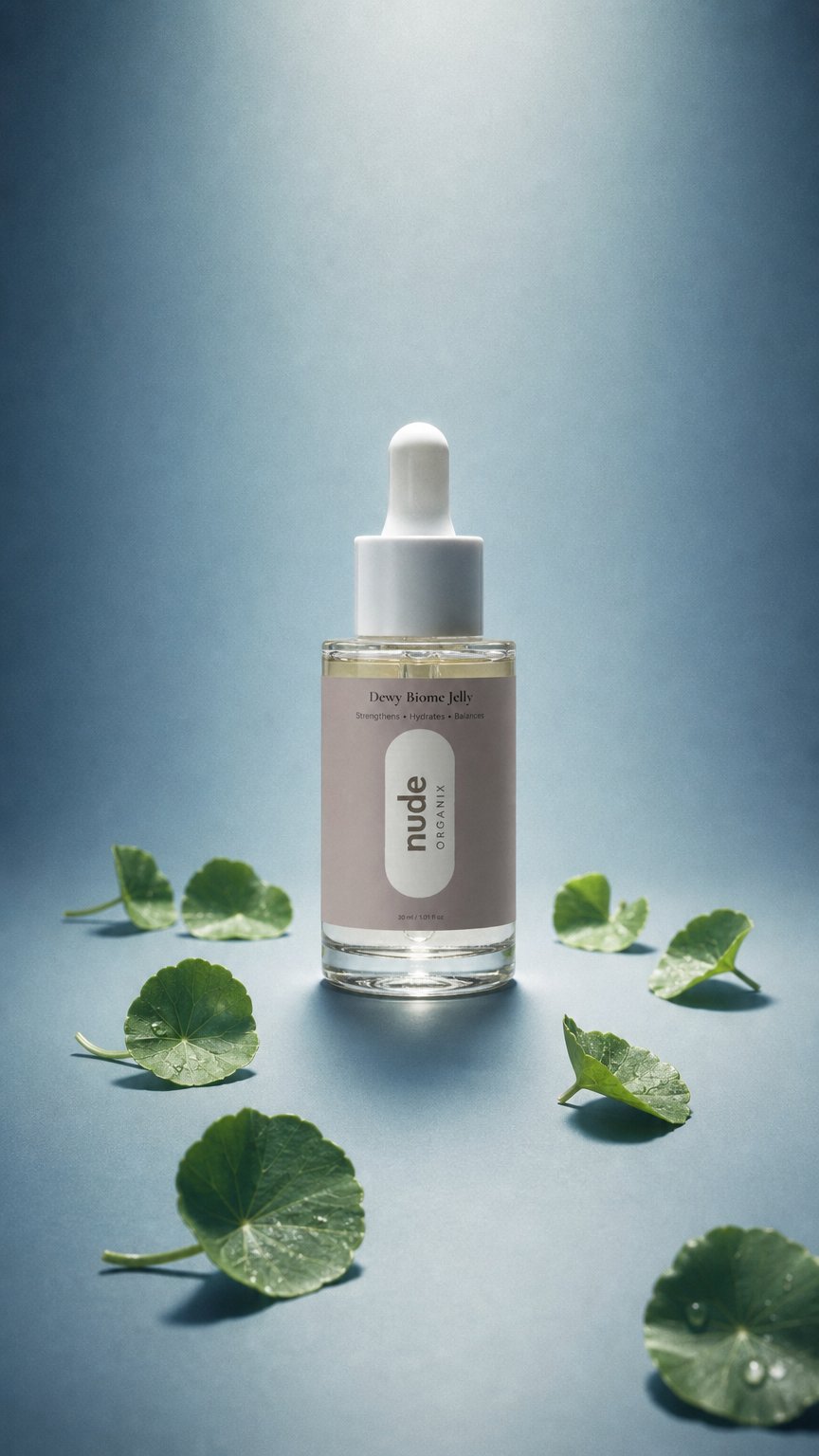 AI product shot of Dewy Biome Jelly
