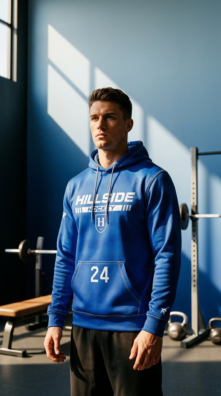 AI product shot of Team Apparel