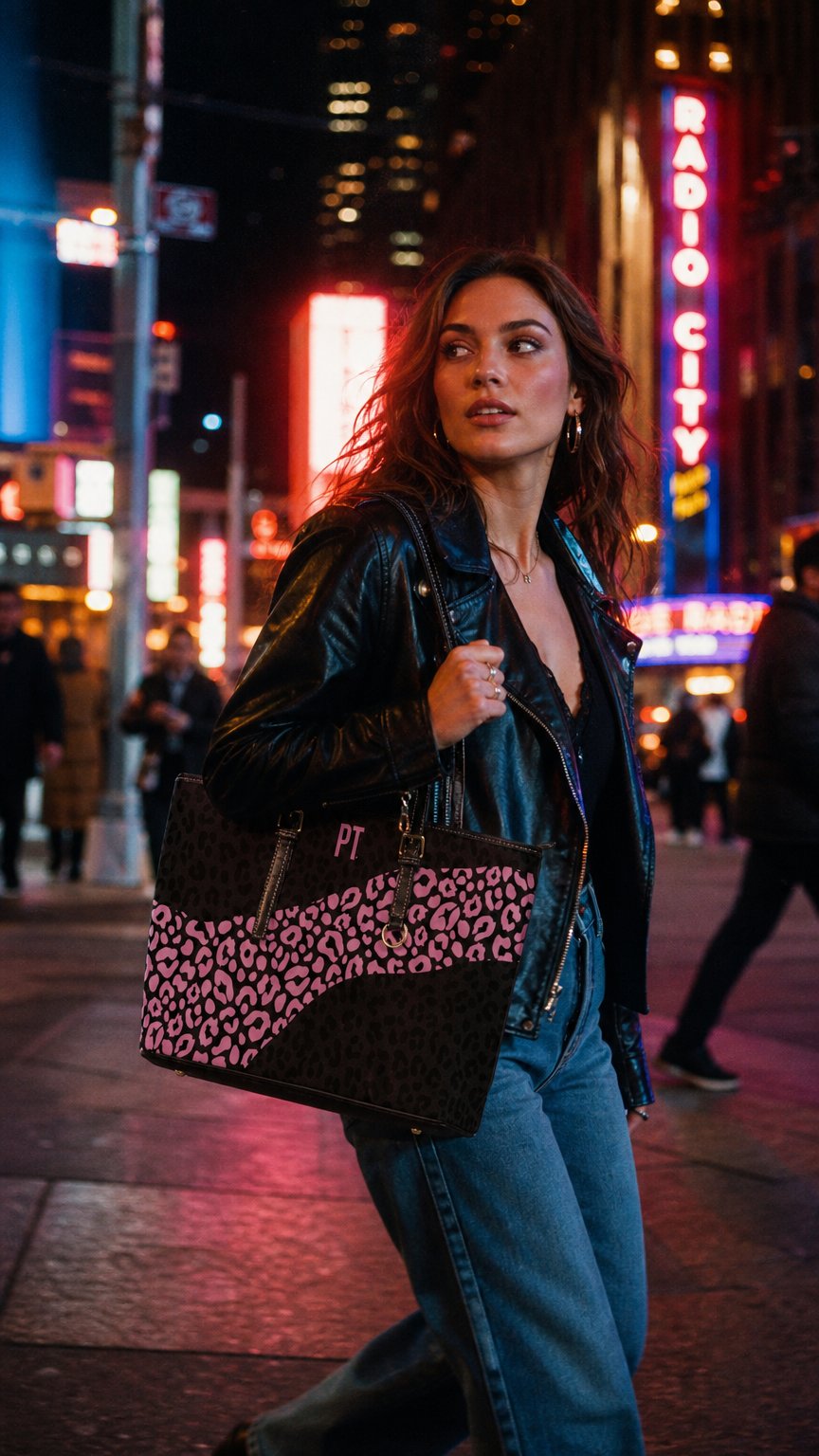 AI product shot of Pink Eclipse, Plain Theory Tote