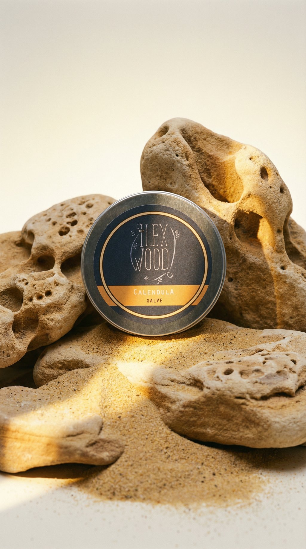 AI product shot of Vegan Calendula Salve - 100ml