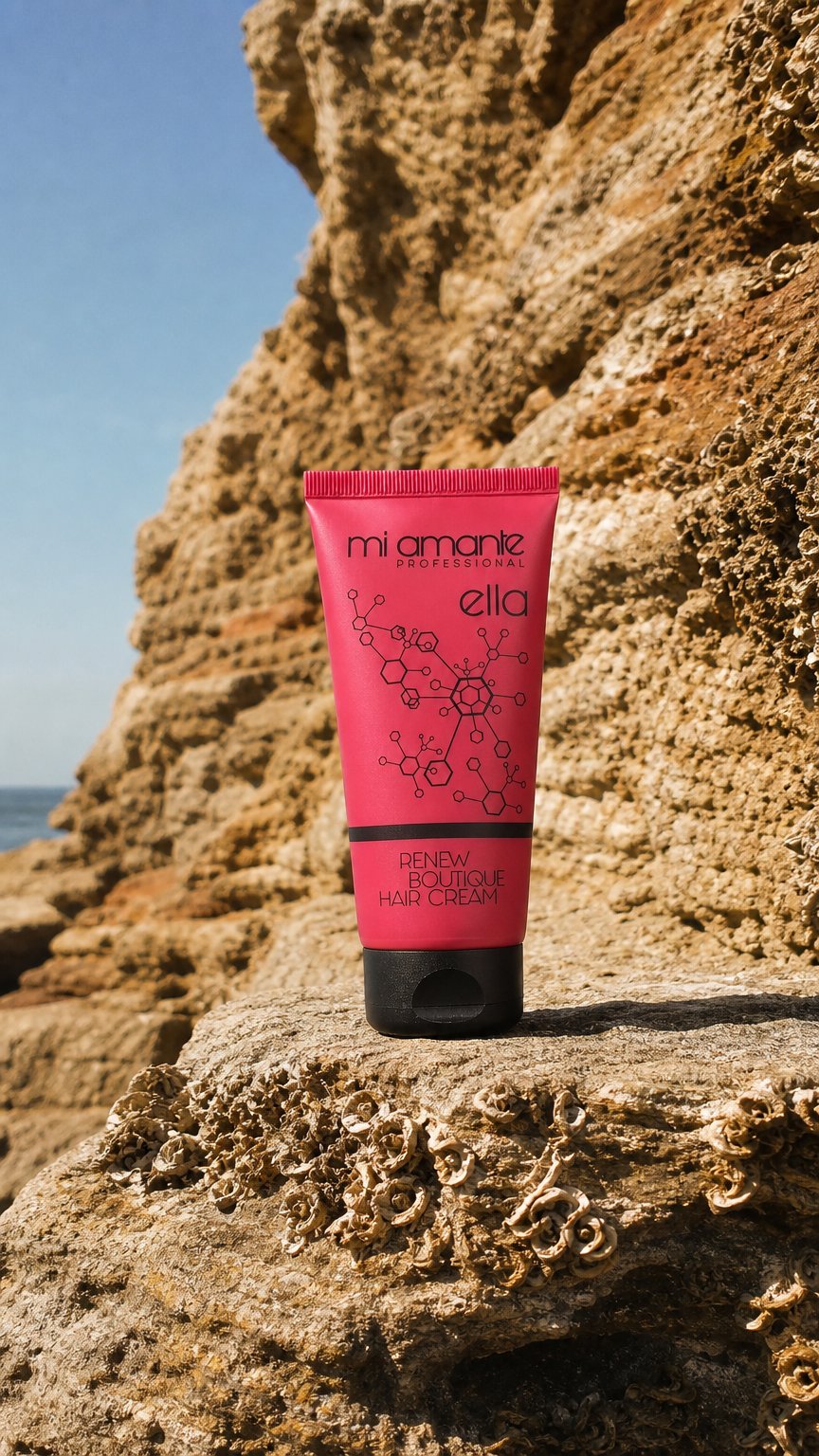 AI product shot of Crema de păr Mi Amante Ella Renew Boutique