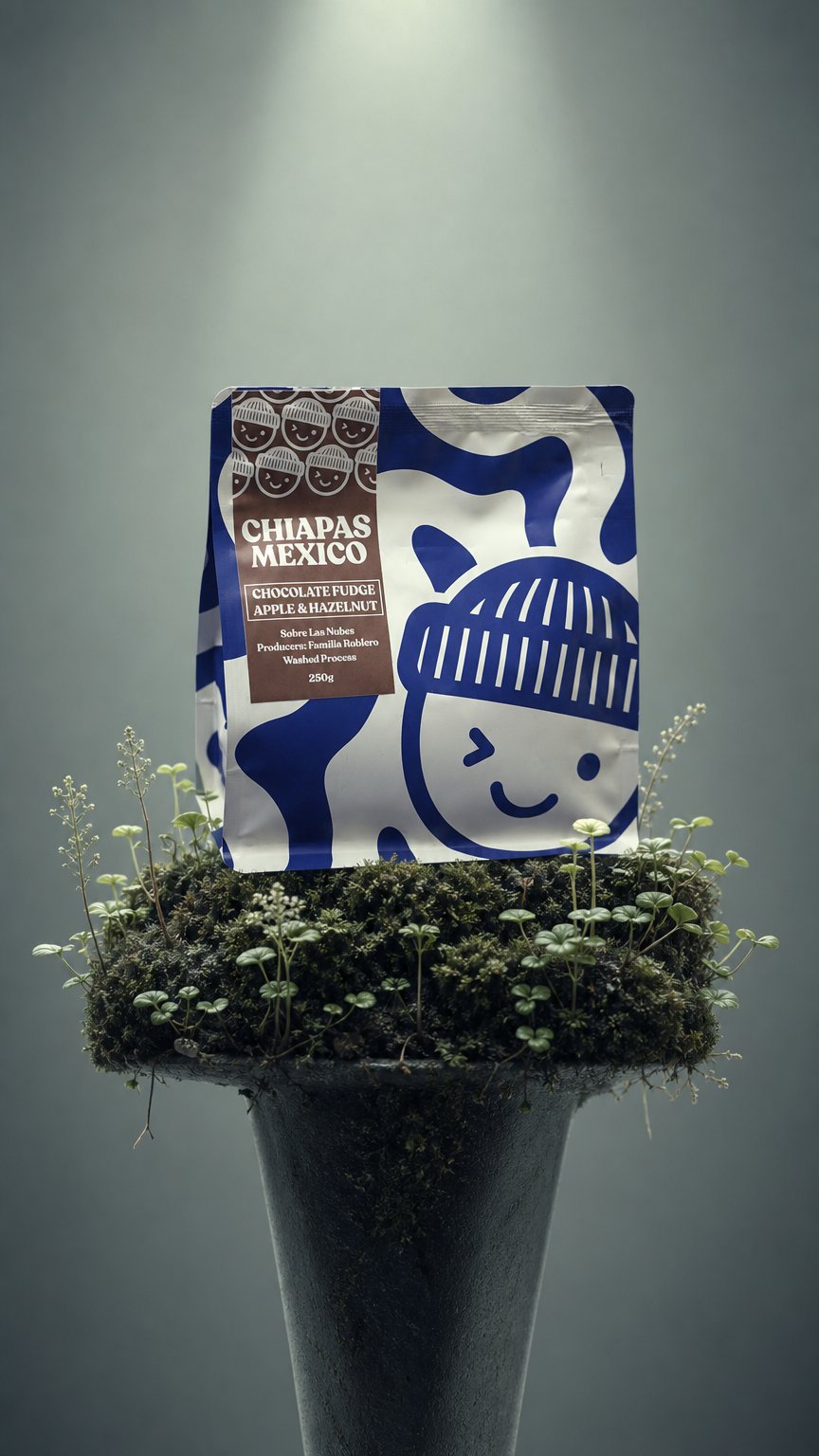 AI product shot of Chiapas, Mexico Familia Roblero