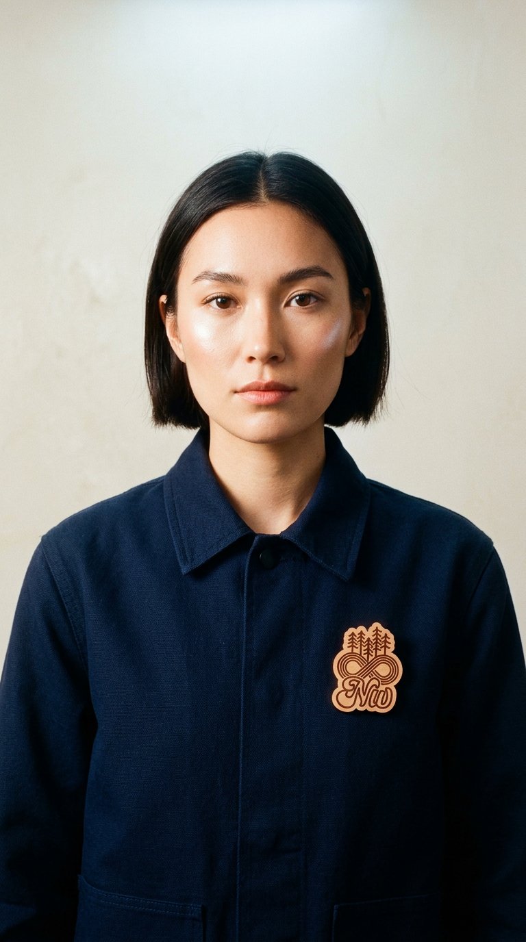 AI product shot of Forever Northwest Wooden Pin