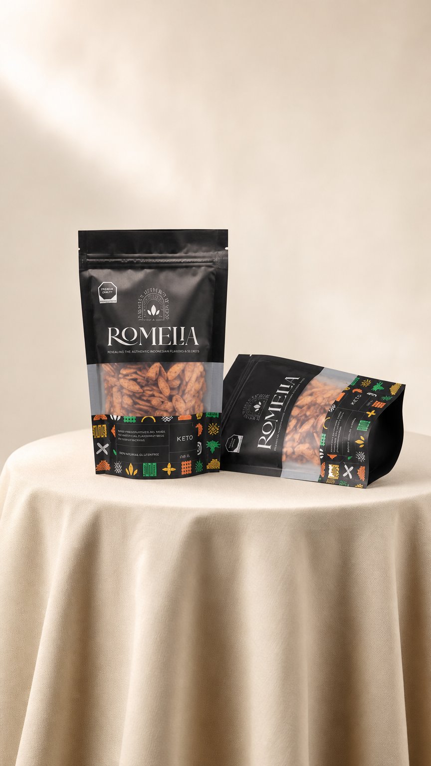 AI product shot of Paquete 5 bolsas 100g