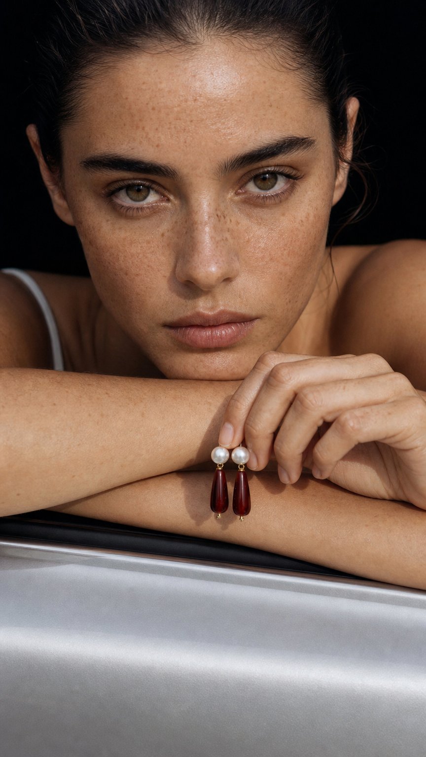 AI product shot of Ballerina Earrings klein