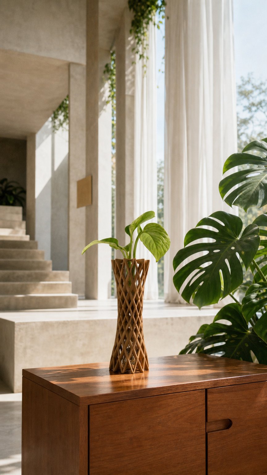 AI product shot of The Arbor Propagation Vase