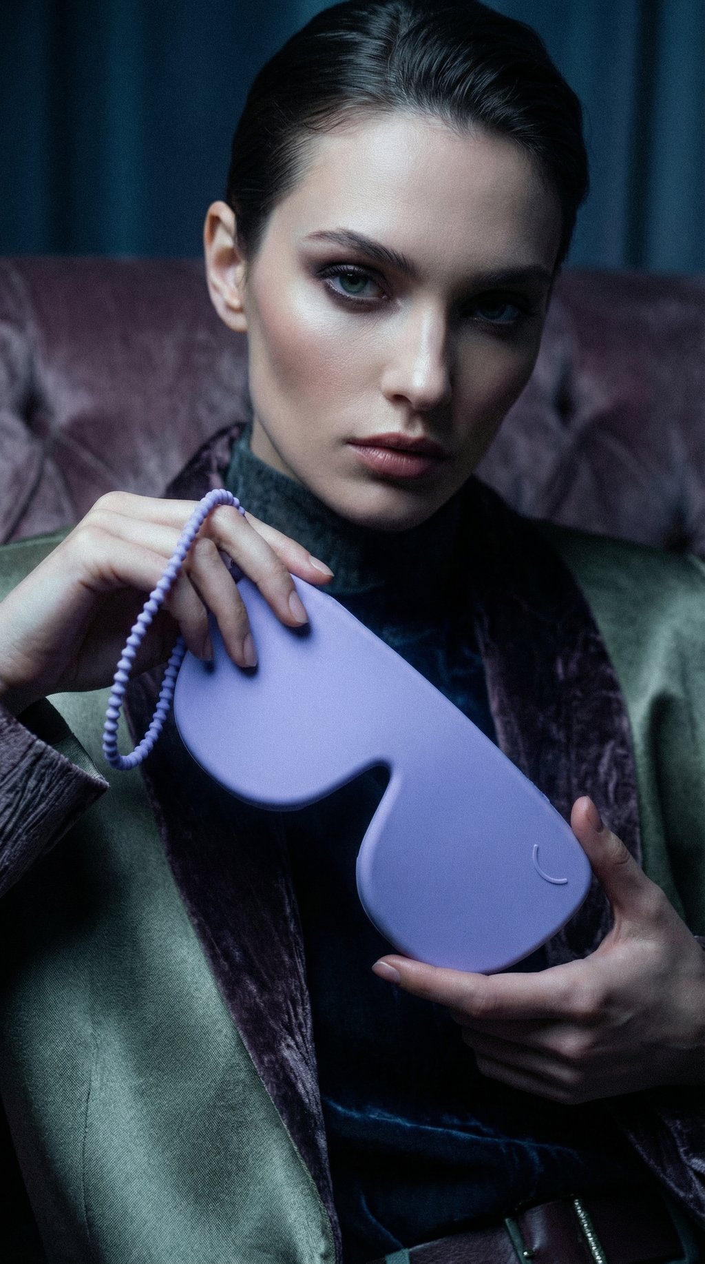 AI product shot of SunnyMate Case (Lavender)