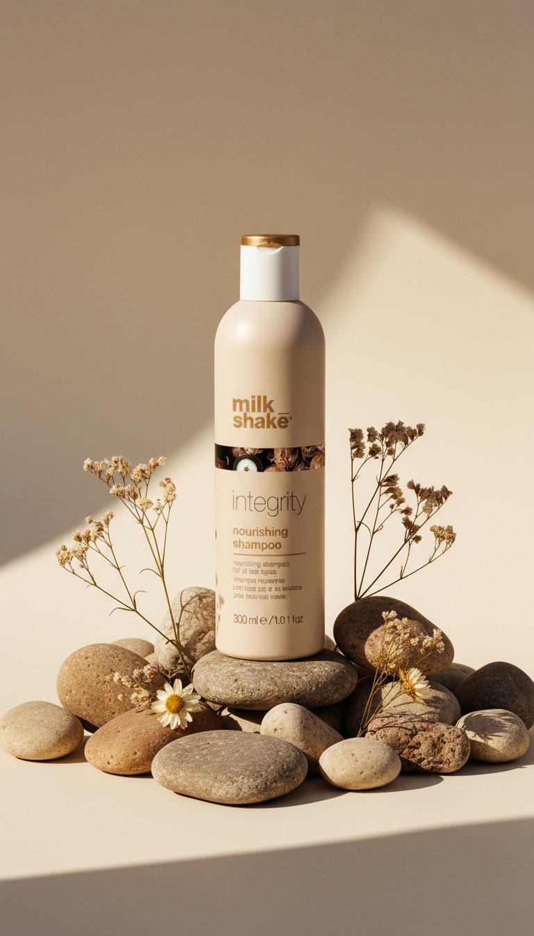 AI product shot of milk_shake Integrity Nourishing Shampoo fl. oz, Peach, 10.1 Fl Oz