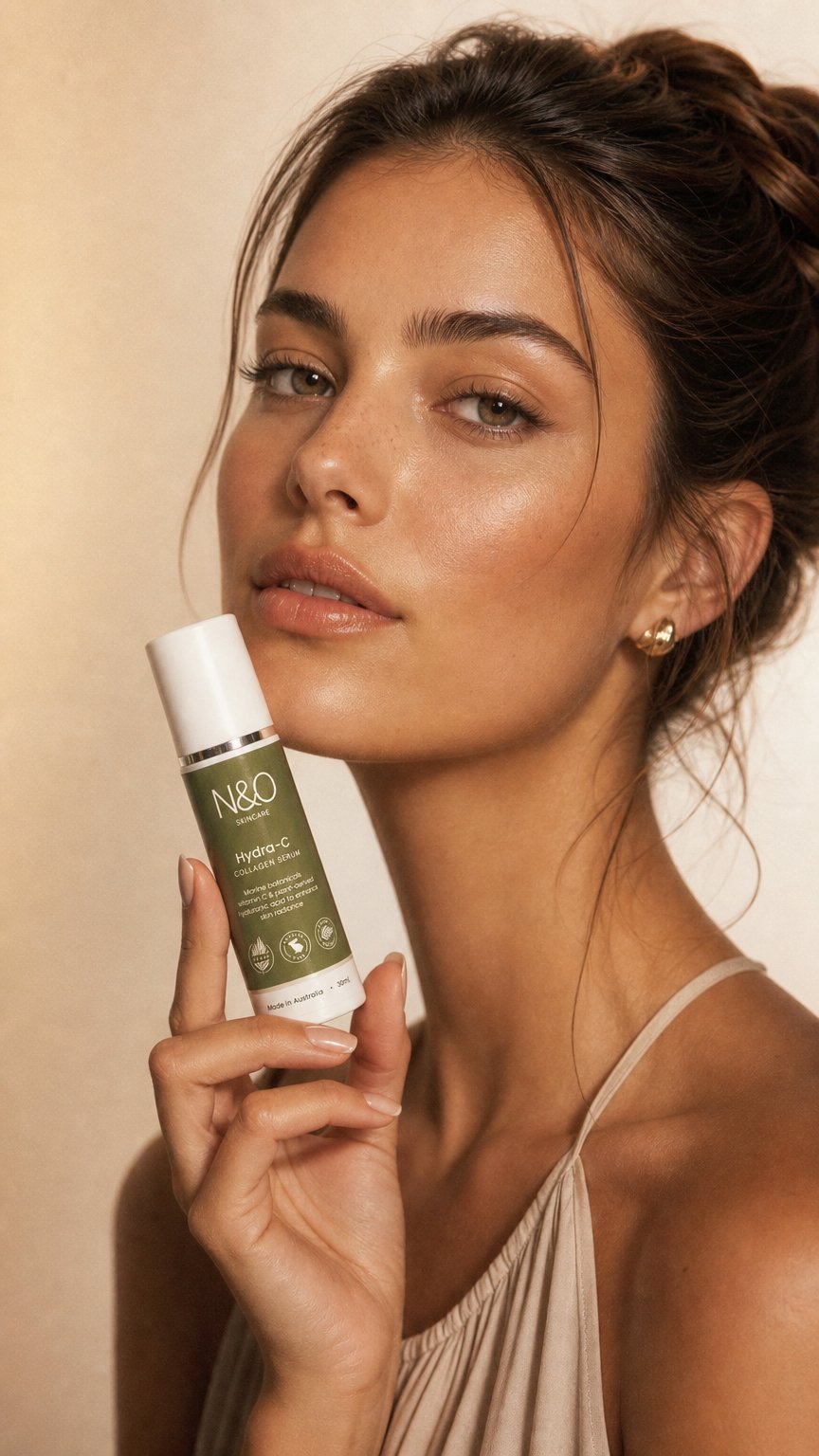 AI product shot of Hydra-C Collagen Serum