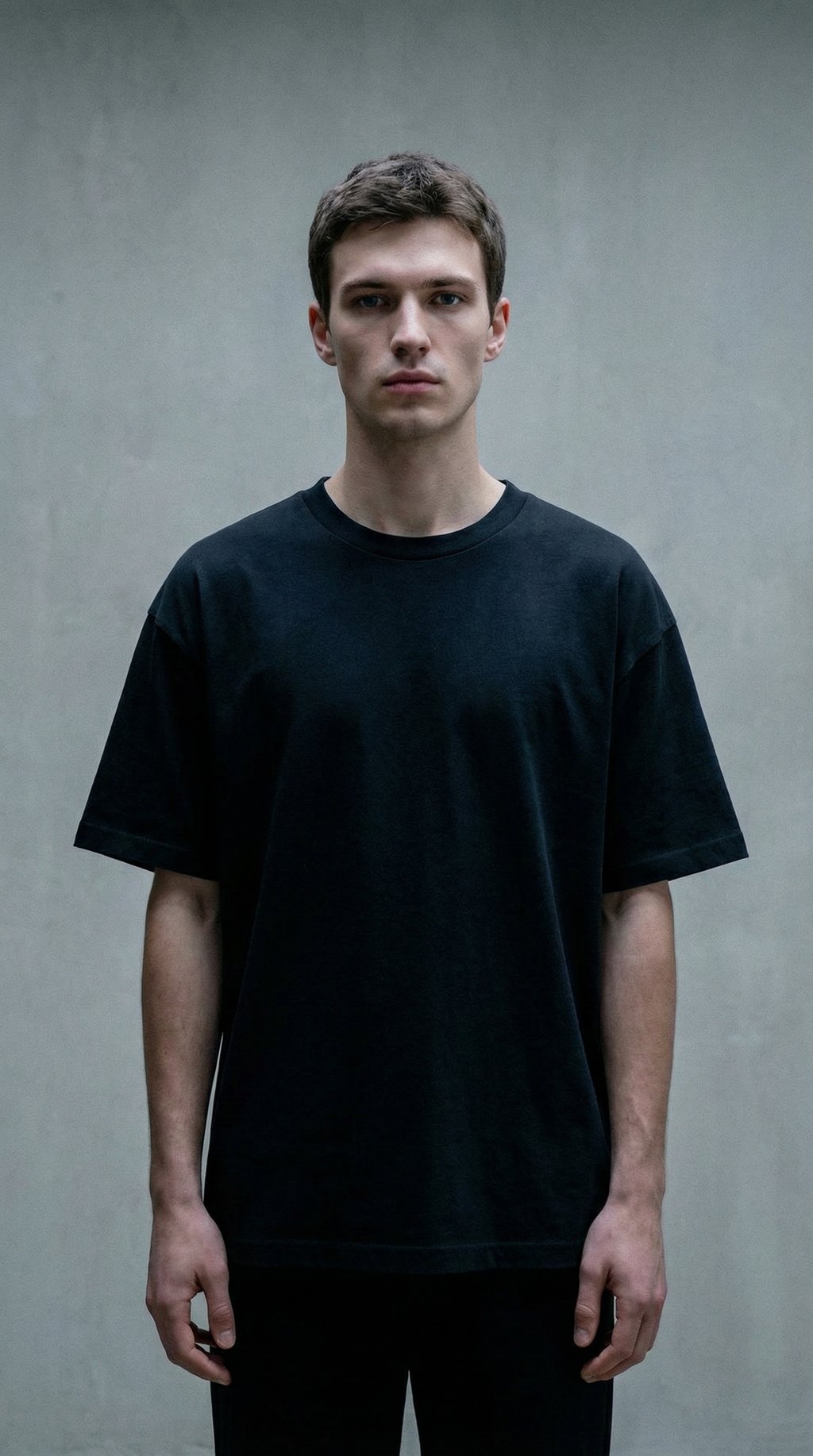 AI product shot of OVERSIZED CORE TEE