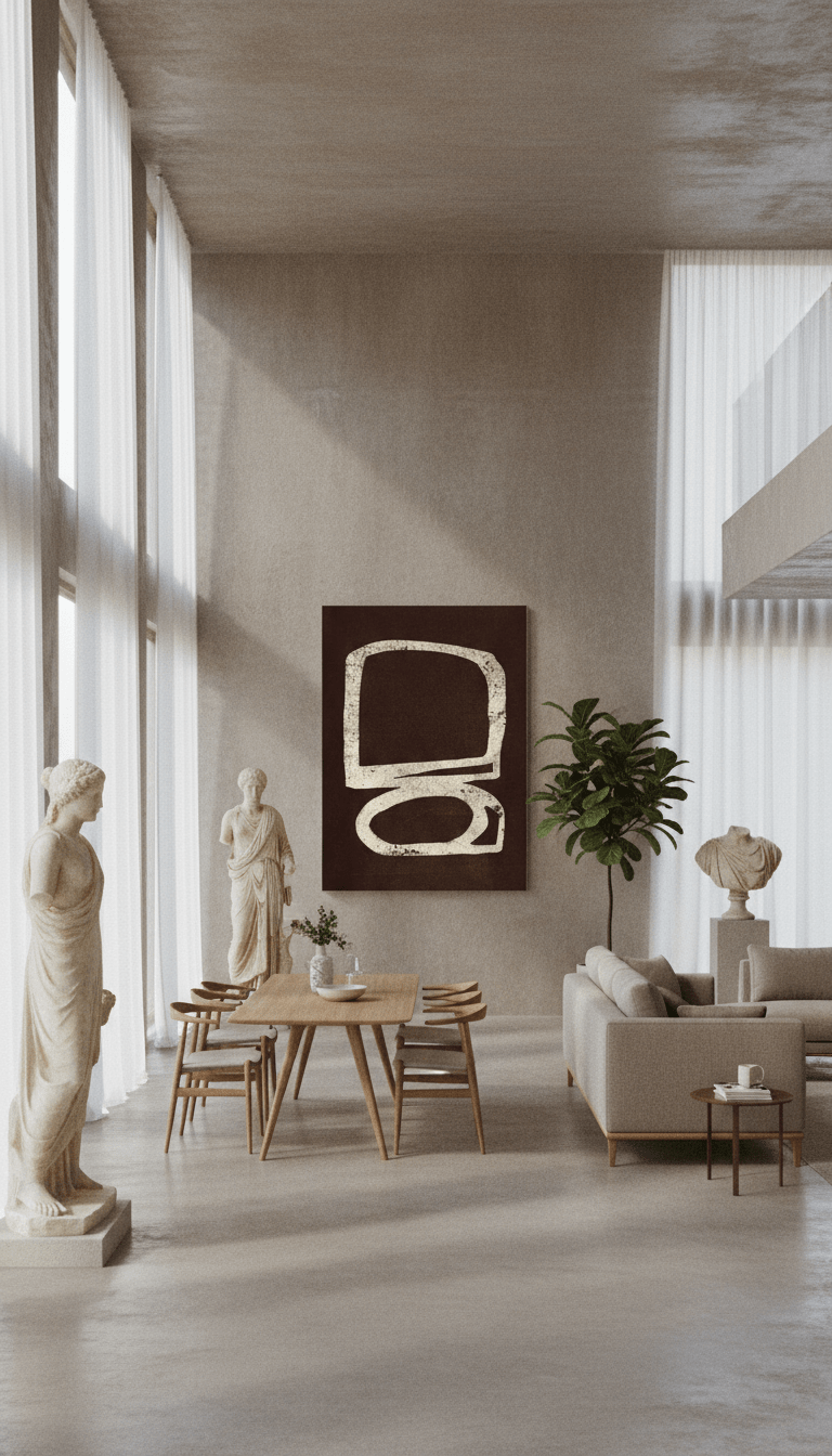 AI product shot of Composition No1 Print