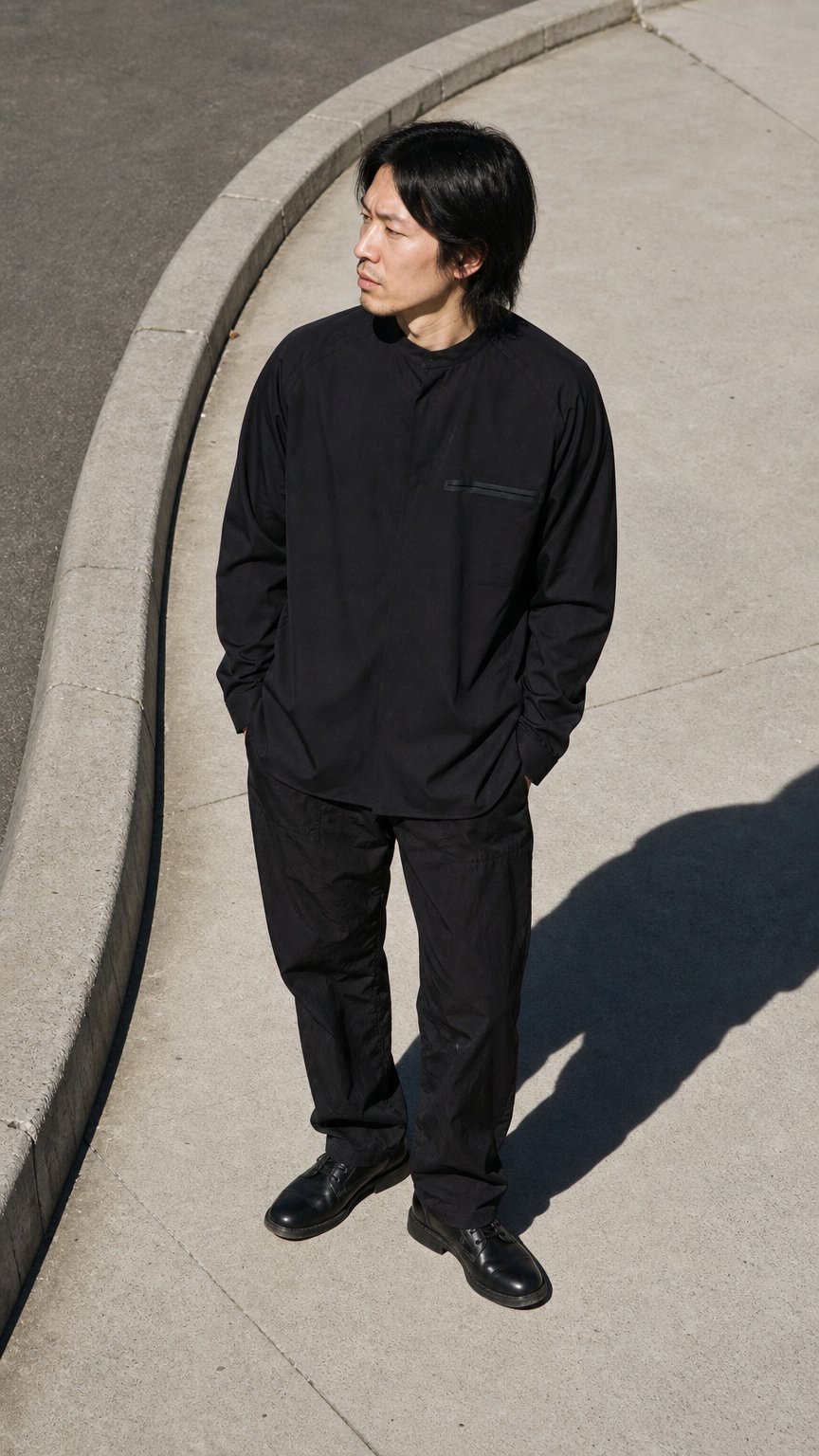 AI product shot of LASER CUT POCKET SHIRT