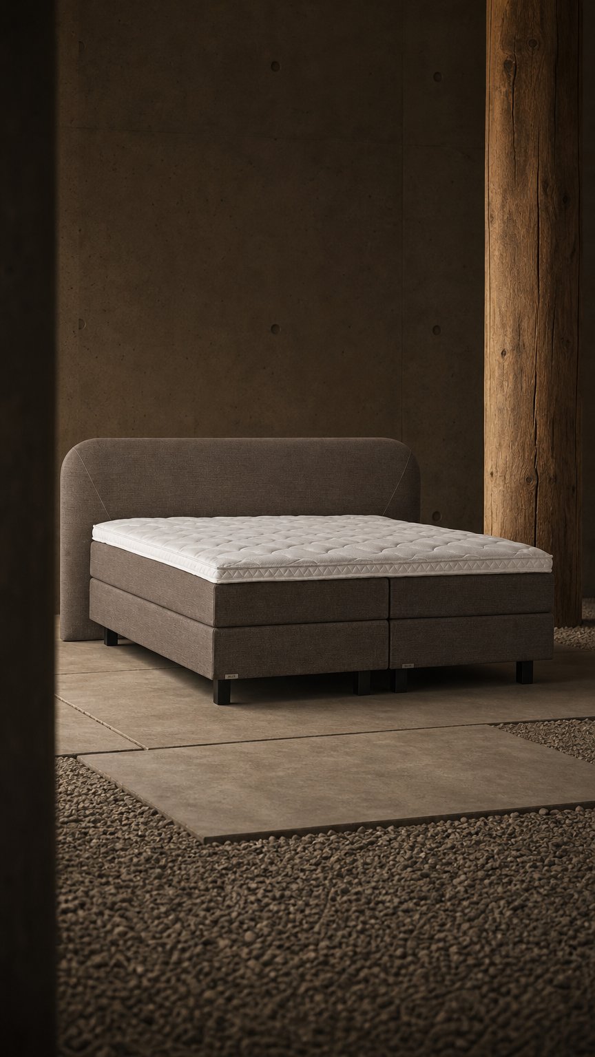 AI product shot of Avek Boxspring 1927
