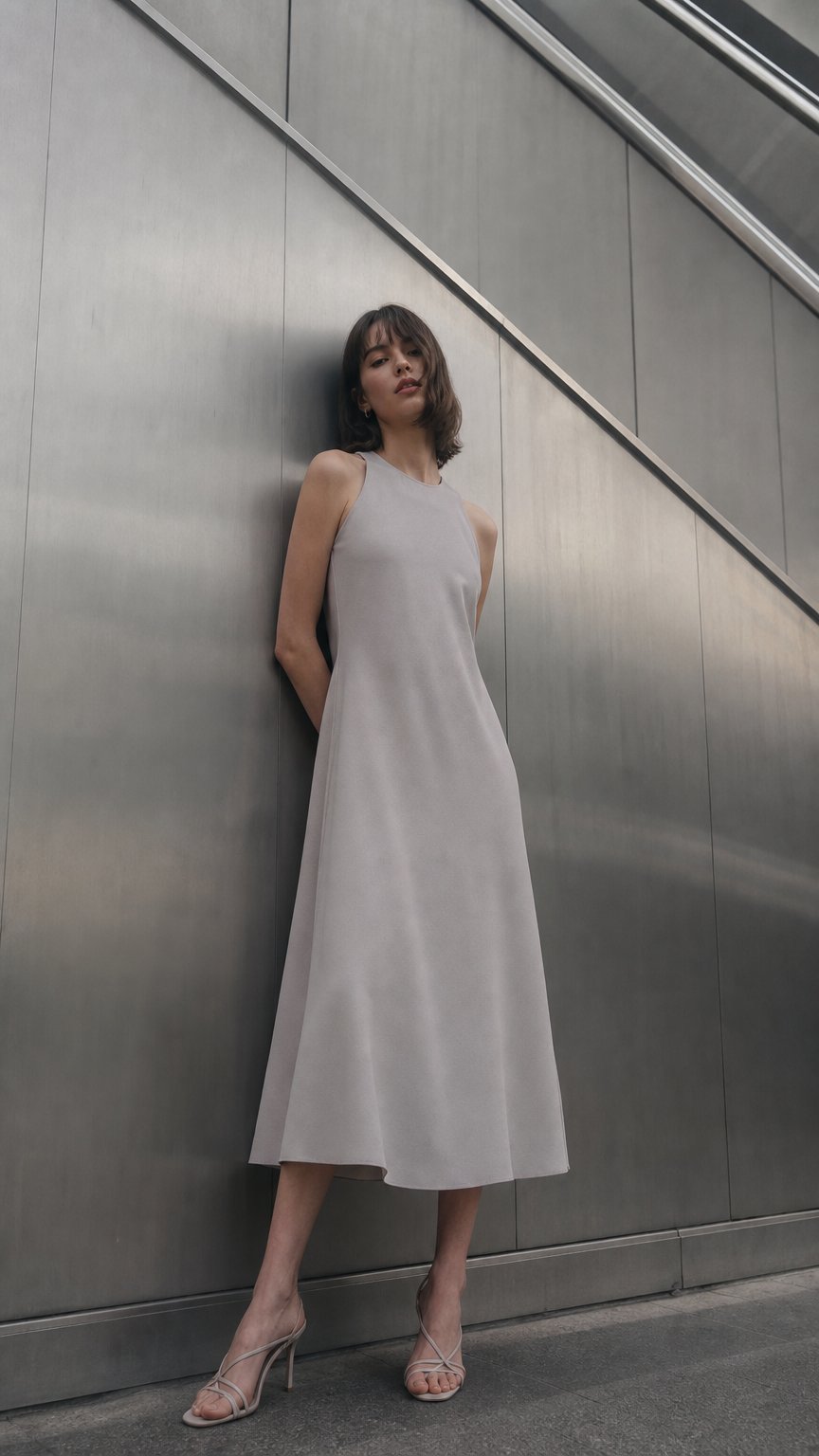 AI product shot of VESTIDO ROMERO RAYAS