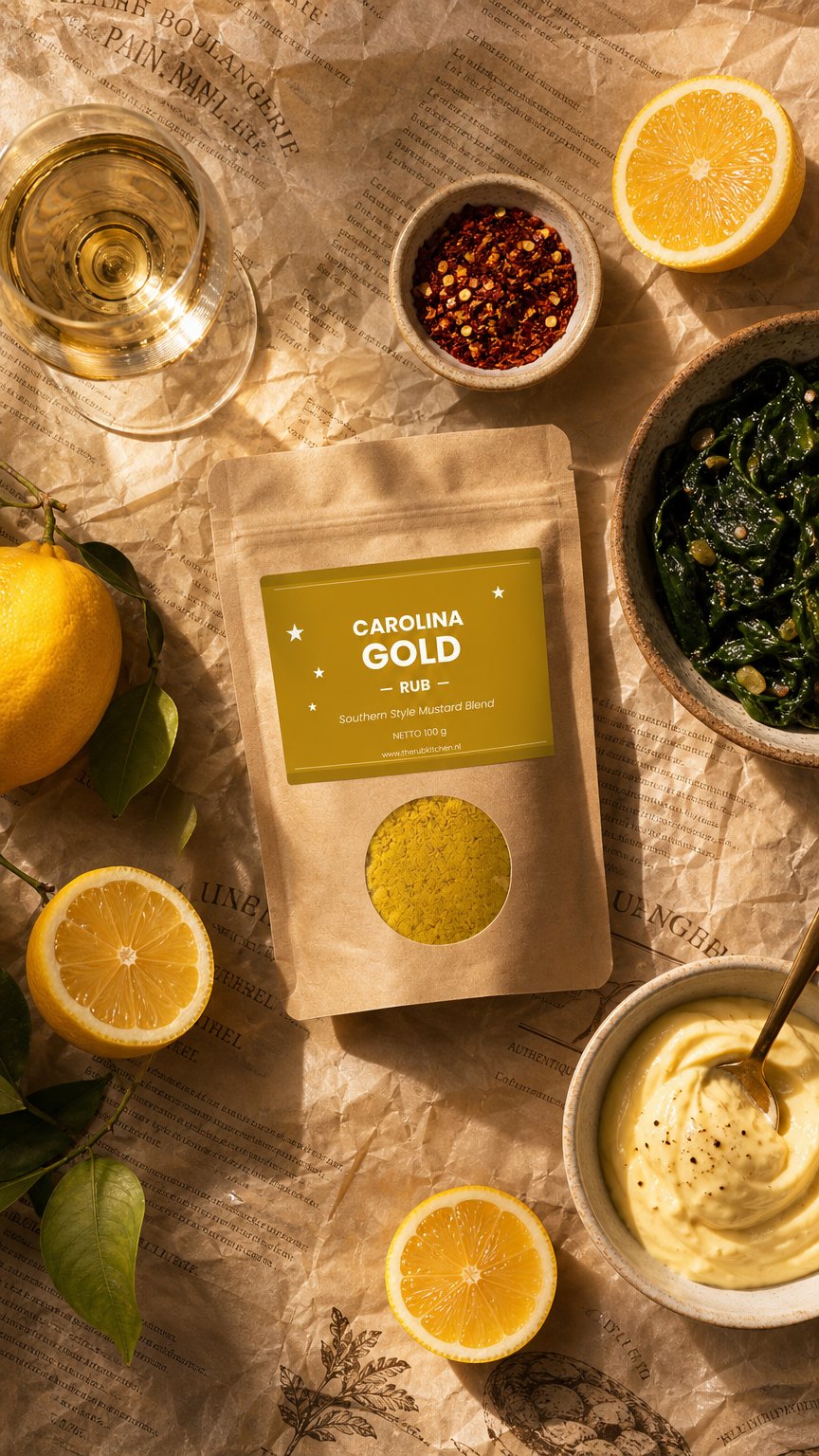 AI product shot of The Rub Kitchen Starter Pack