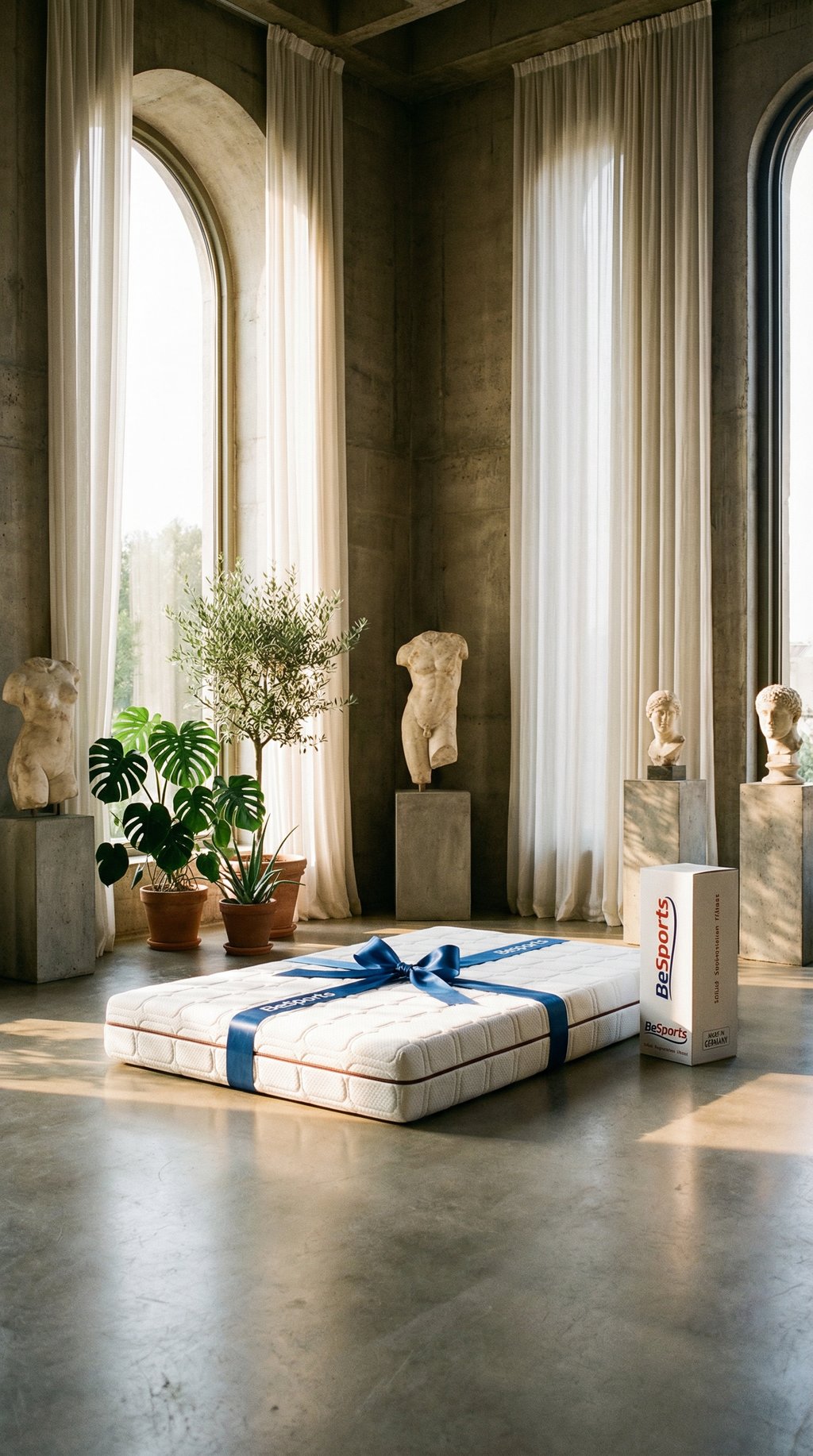 AI product shot of Hero Hybrid Foam Mattress 80 x 200 cm with 2-in-1 Hardness, Ergonomic 7-Zones, Airflex Hybrid Foam and High Stability Breathable, Durable Cover Washable up to 60 °C. Oeko-Tex 100
