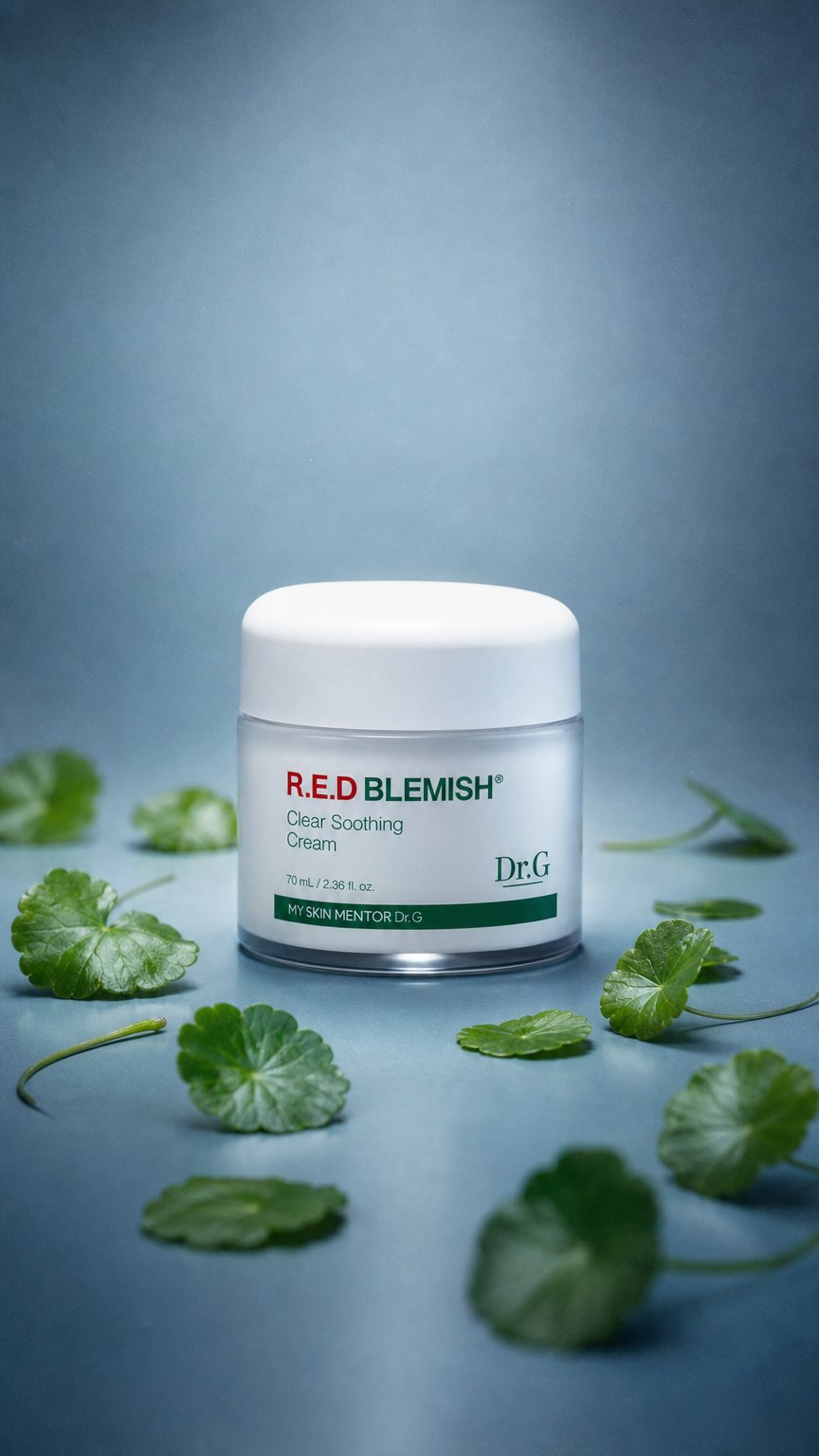 AI product shot of Dr.G - R.E.D Blemish Clear Soothing Cream - 70ml