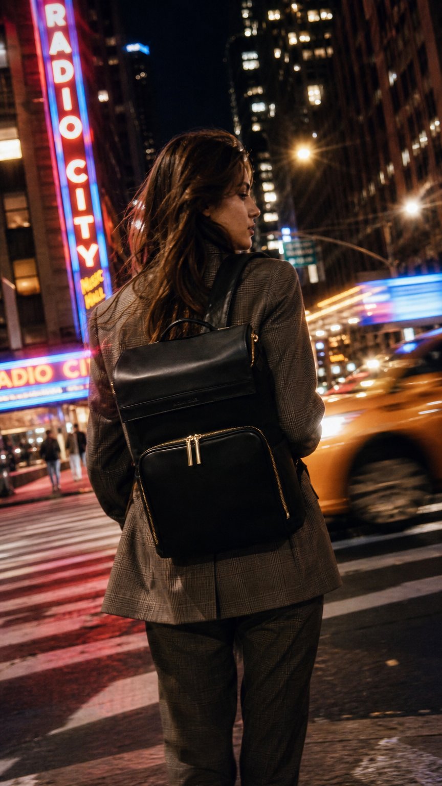 AI product shot of The Billie Backpack