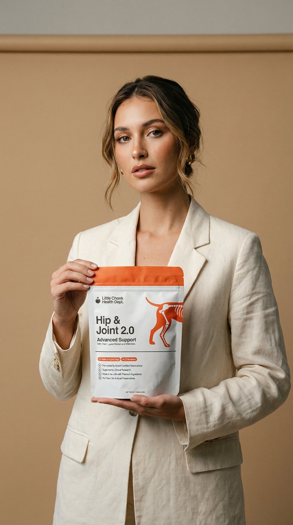 AI product shot of Hip & Joint 2.0 Supplements